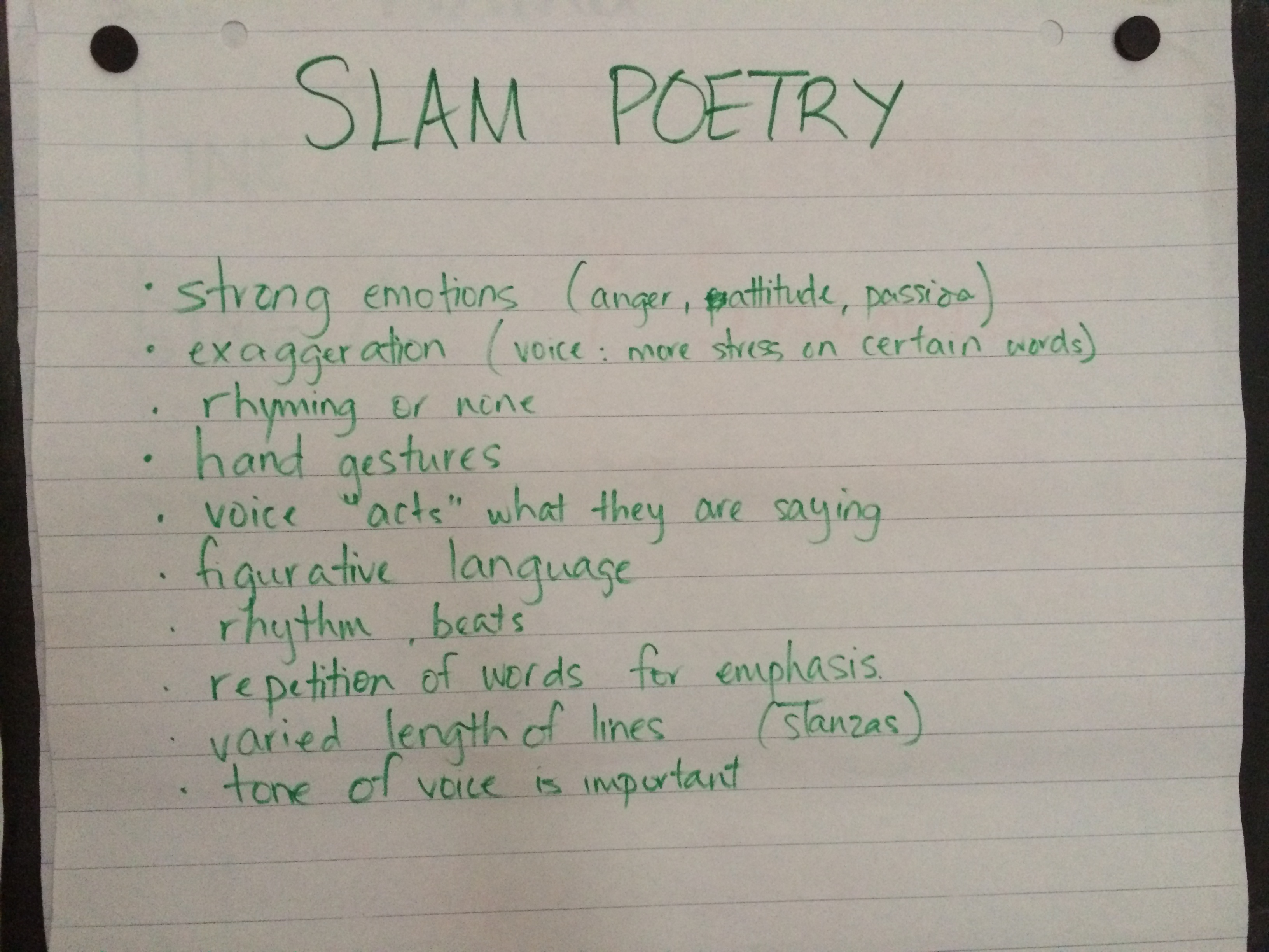 Dissertation poetry slam